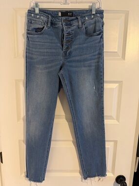 Kut from the Kloth Light Blue Skinny Button-Fly Jeans
